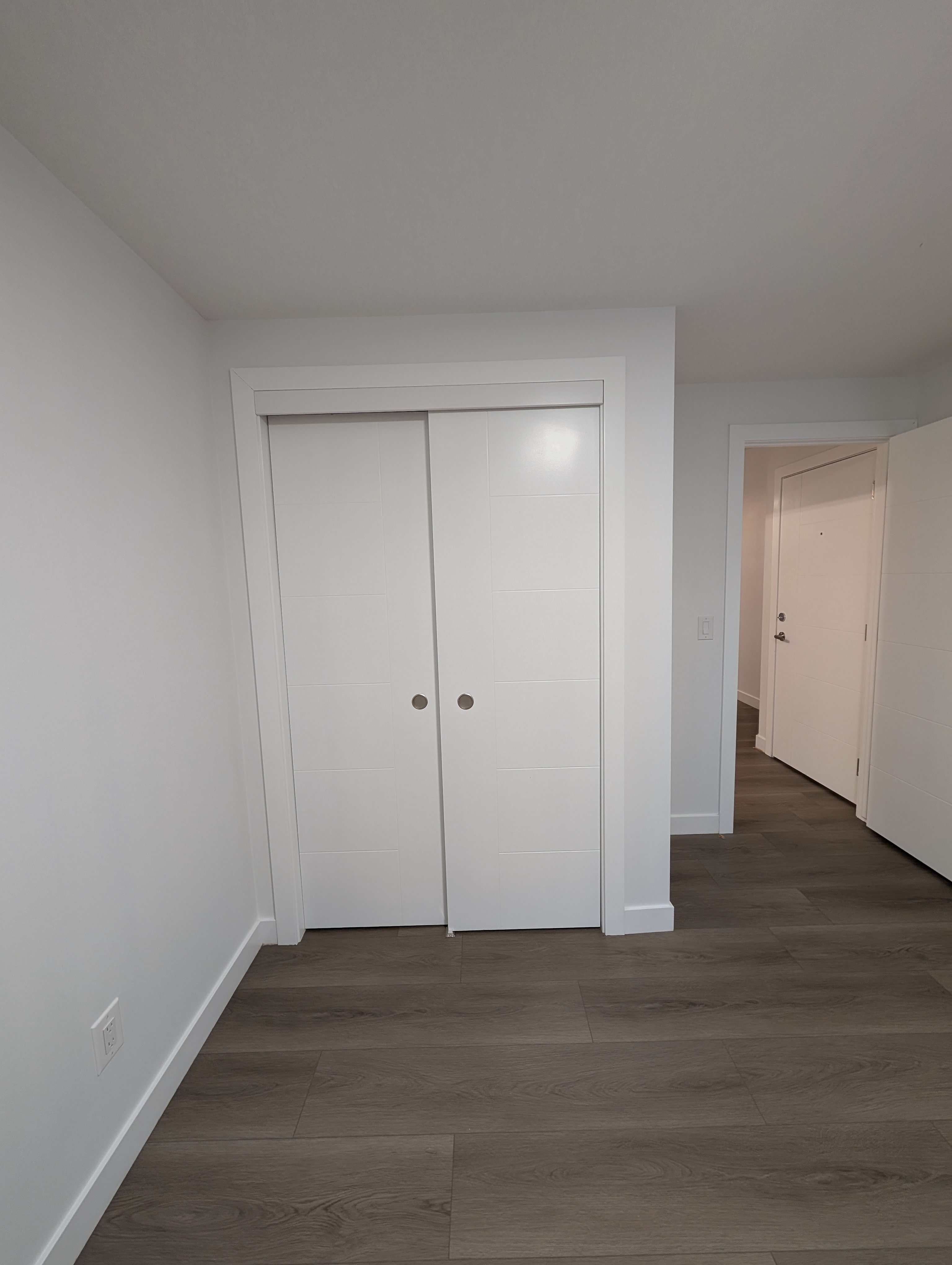 Bedroom & double closet