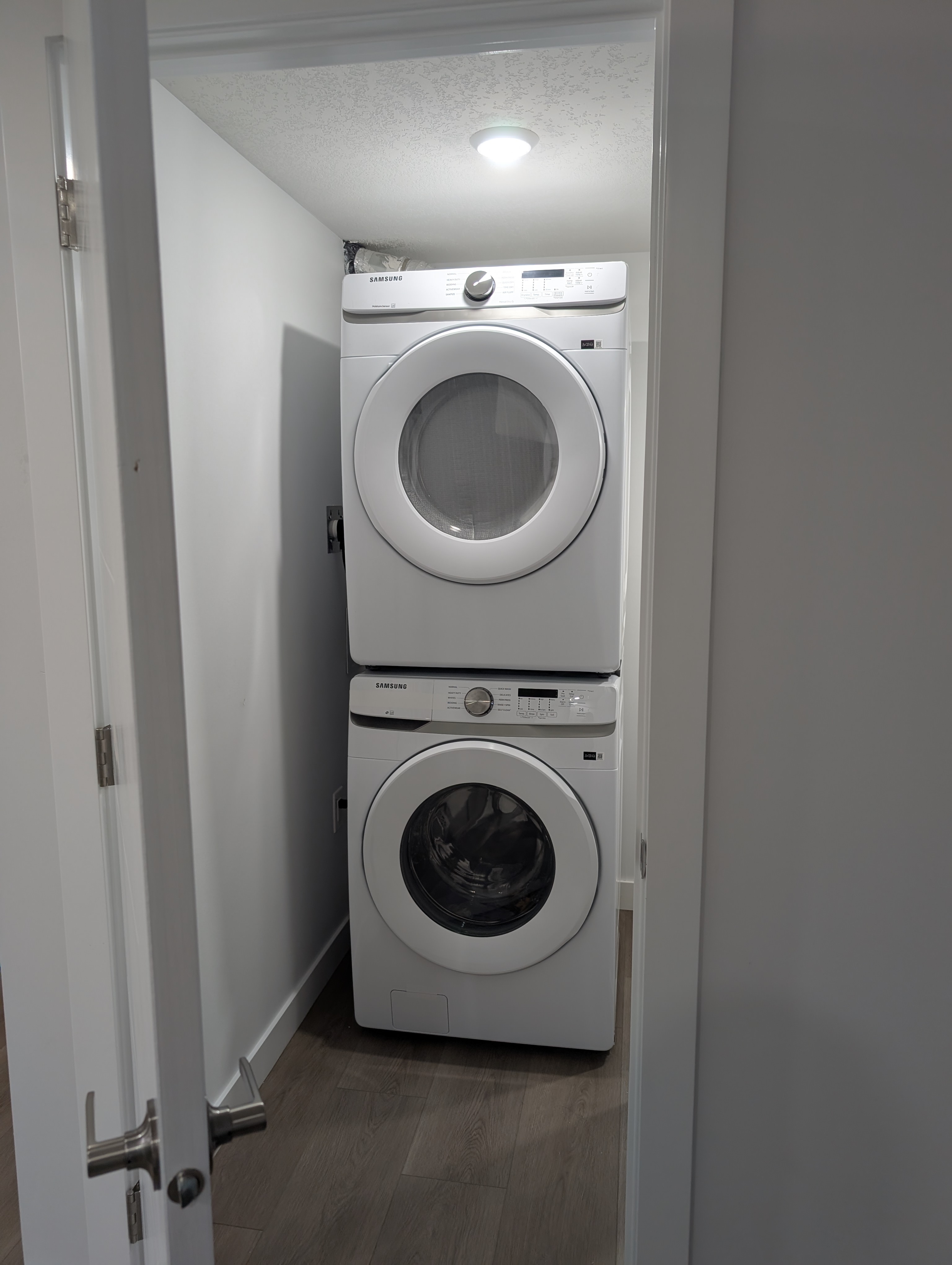 Stacked laundry
